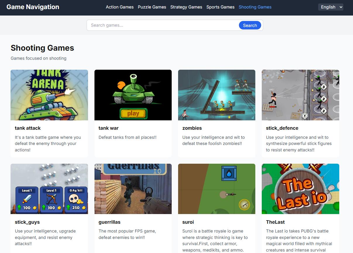 shooting games in playcrazygames.io